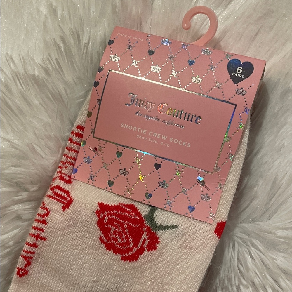 Juicy Couture Socks - 6 - pack
